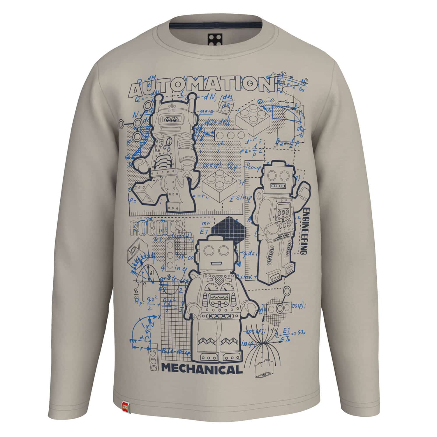 LEGO Iconic majica dugih rukava, toplo siva