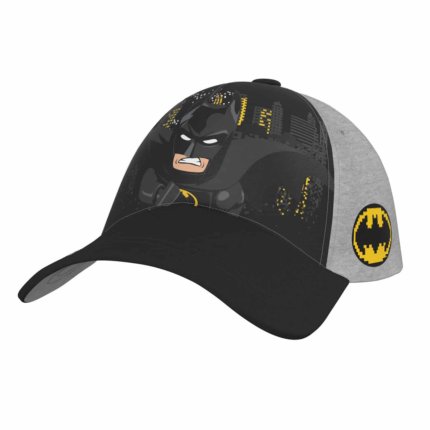 LEGO Batman kačket, melirano siva