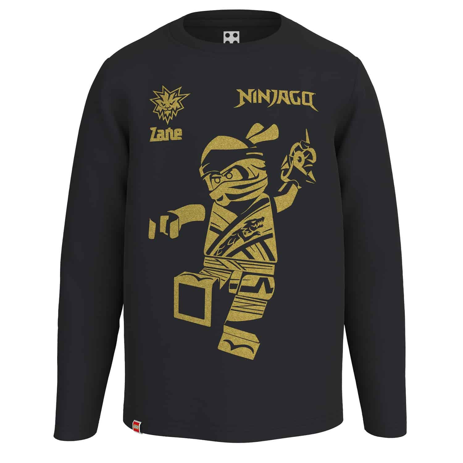 LEGO NINJAGO majica dugih rukava, crna
