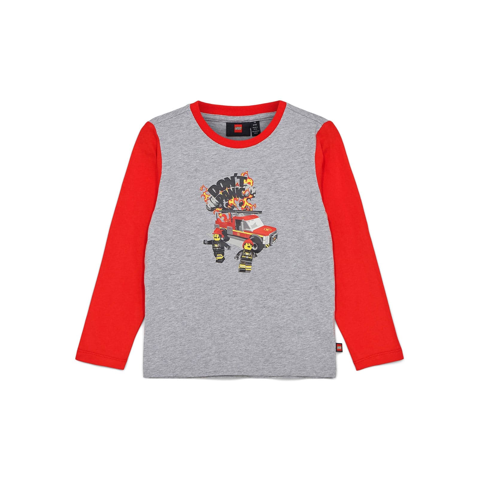 LEGO City majica dugih rukava, melirano siva