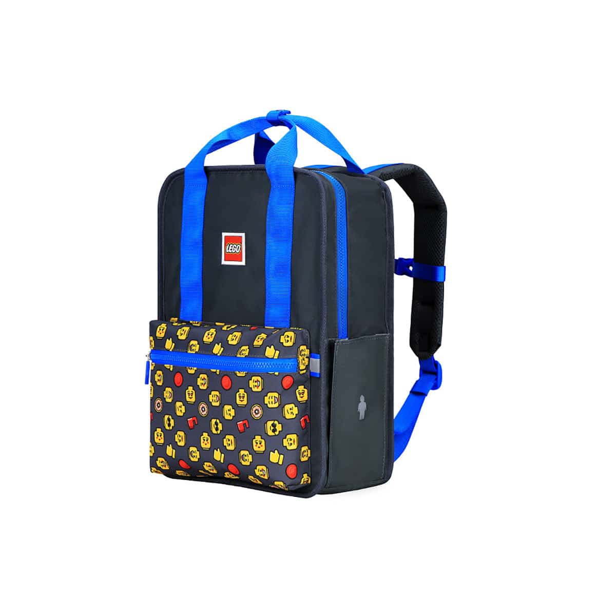 LEGO zabavni ranac, veliki: Glave i šolje, plavi