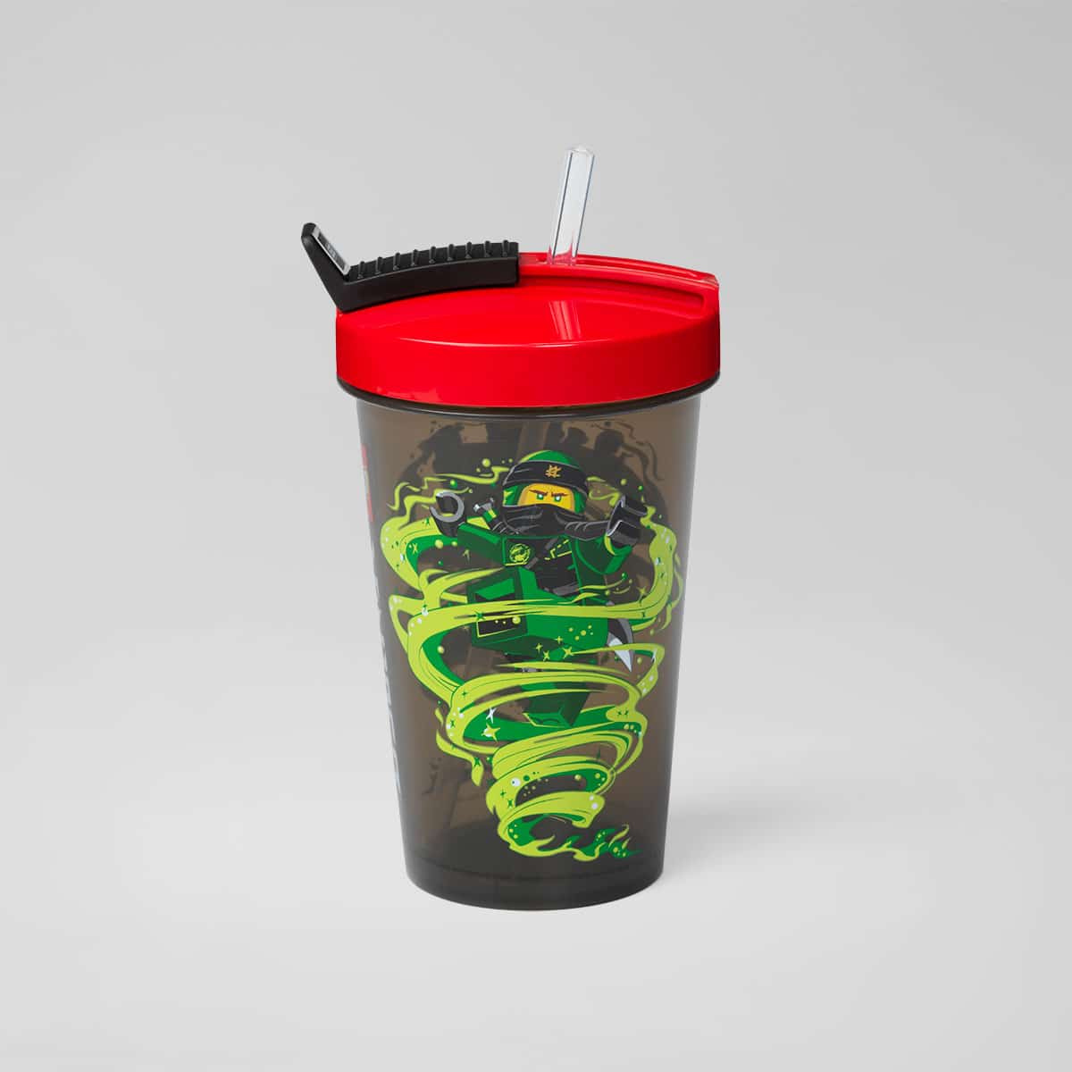LEGO čaša sa poklopcem i slamkom: Ninjago