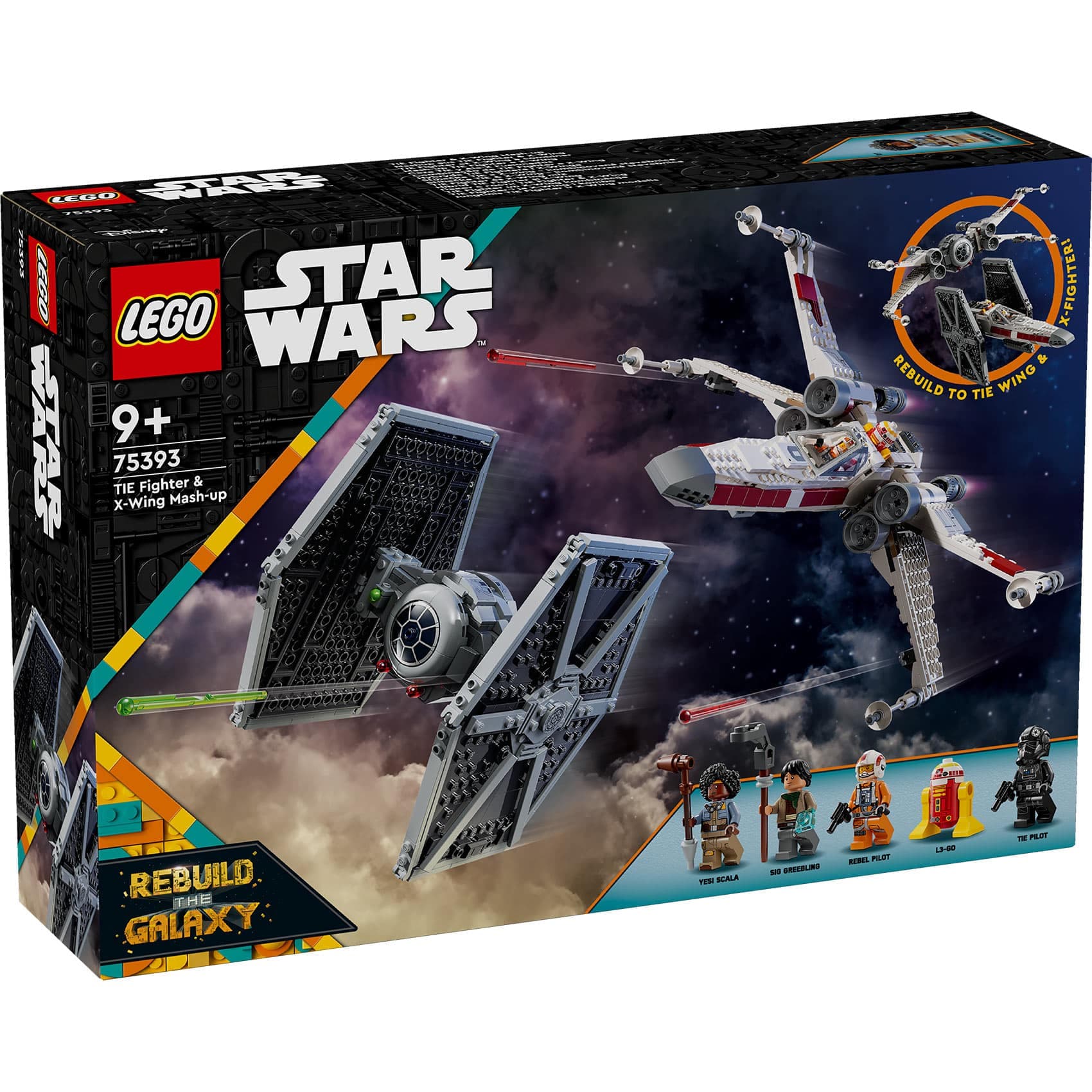 75393 Kombinacija TIE Borca i X-Winga