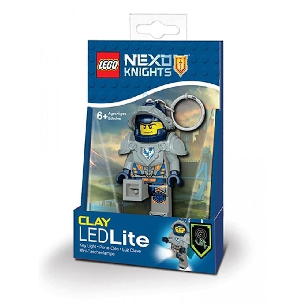 LEGO Nexo vitezovi privezak za ključeve sa svetlom: Klej