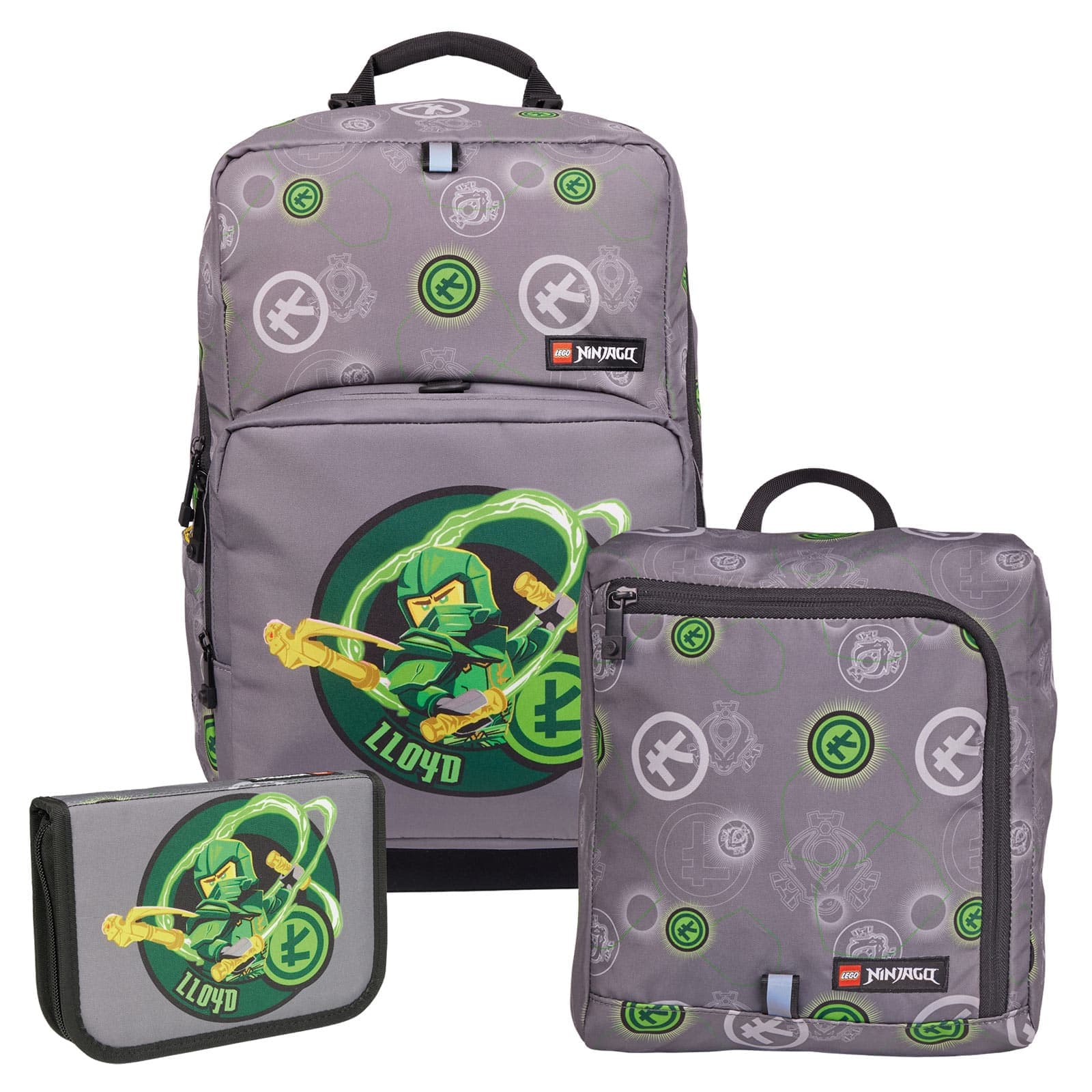 LEGO Ninjago maxi plus školski ranac, trodelni set: Elementarni gospodar energije