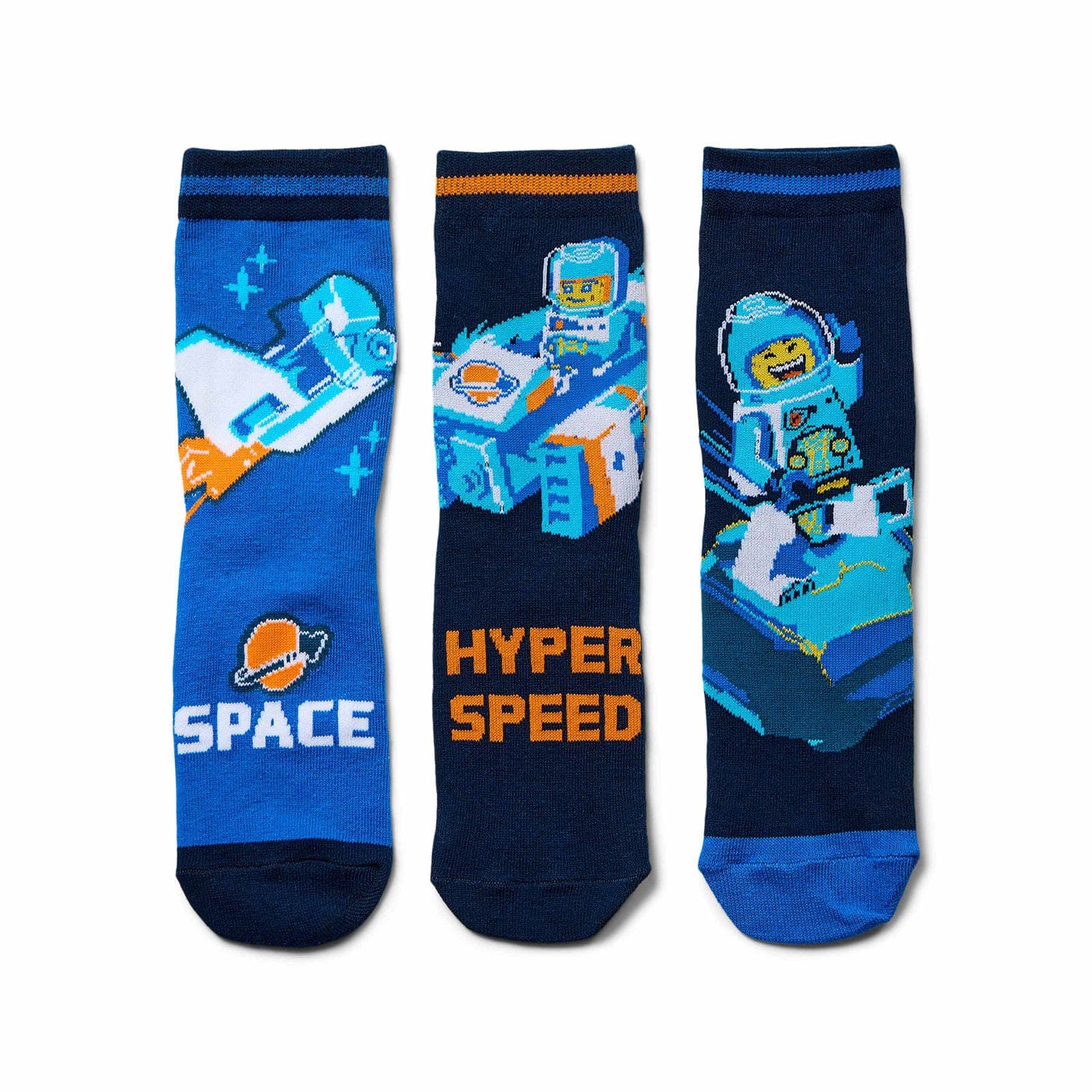 LEGO City čarape, set 3 kom, teget