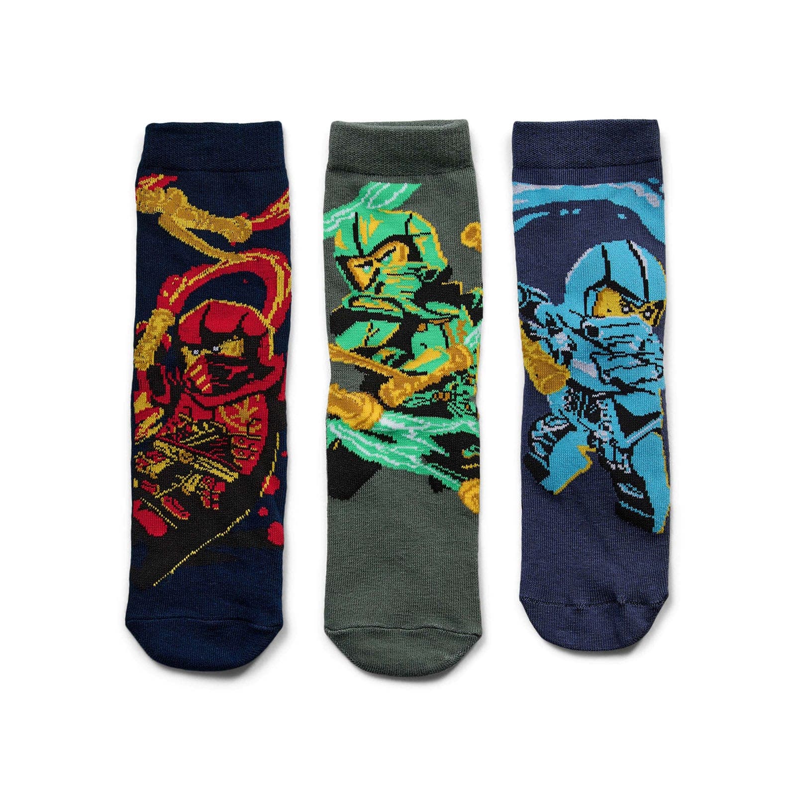 LEGO NINJAGO čarape, set 3 kom, teget