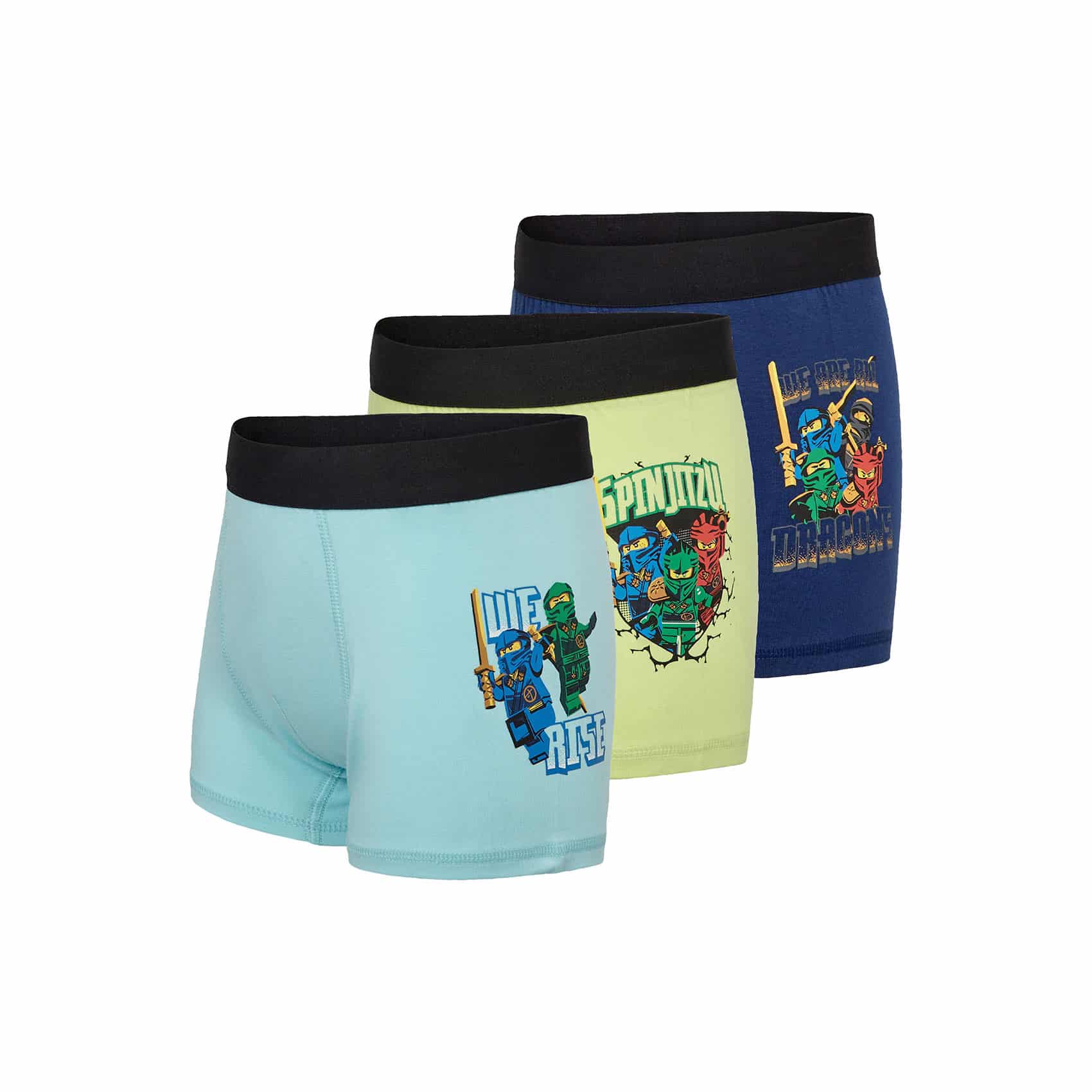 LEGO NINJAGO bokserice, set 3 kom, teget