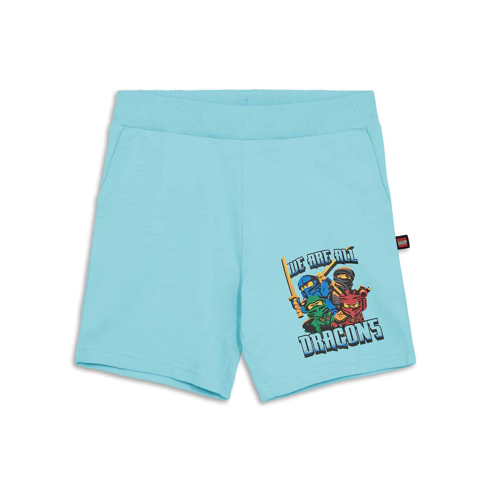 LEGO NINJAGO pamučni šorts, mint