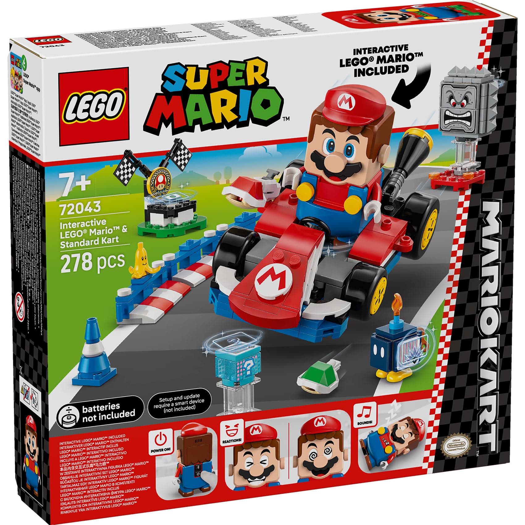 72043 Mario Kart™: Interaktivni LEGO® Mario™ i standardni karting