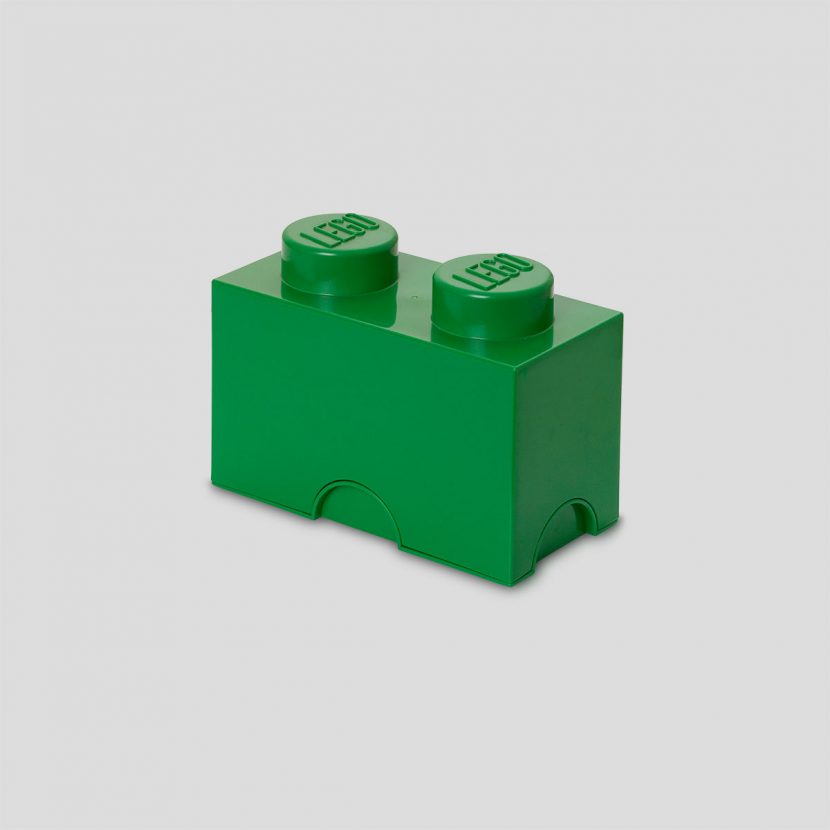 LEGO kutija za odlaganje (2): Tamno zelena