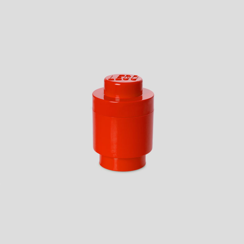 LEGO kutija za odlaganje, okrugla (1): Crvena