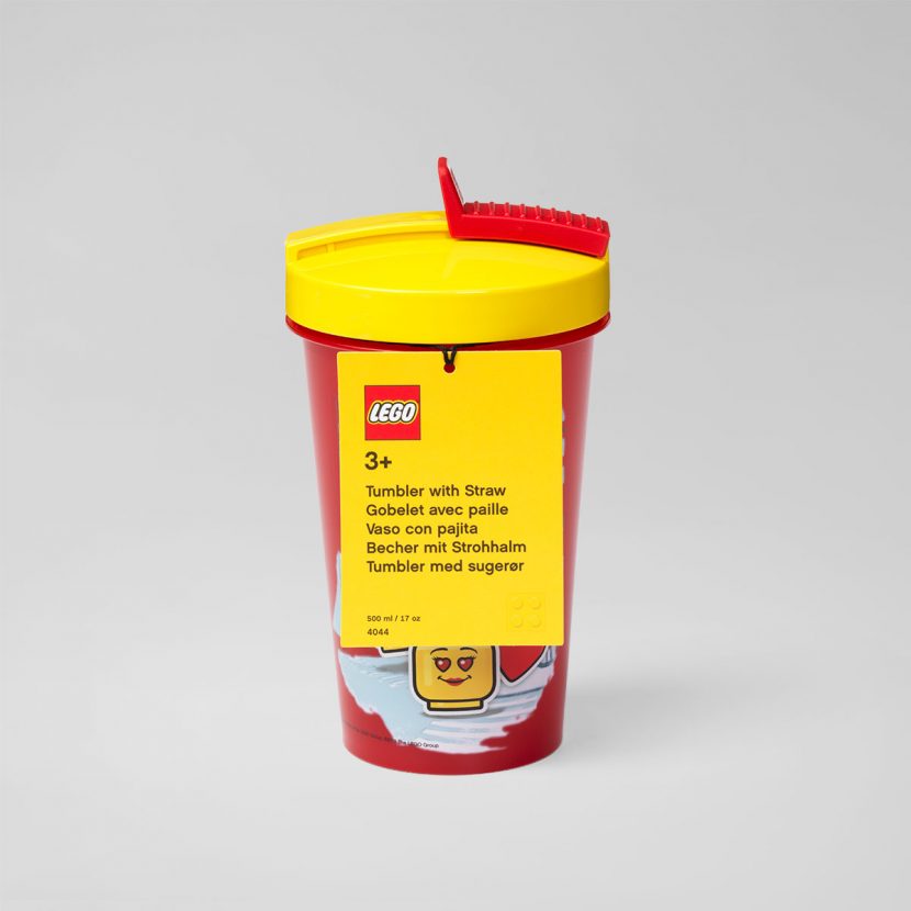 LEGO čaša sa poklopcem i slamkom: Devojčica