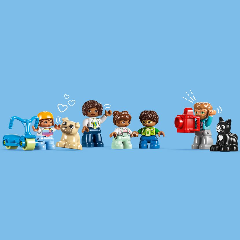 LEGO - Jogo educativo de construção Casa Familiar 3em1 com figuras e  animais 10994, Duplo tijolos e placas